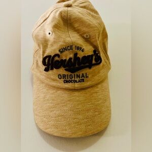Hershey's Original Chocolate Heather Tan Baseball Adjustable Hat Cap Candy Brown